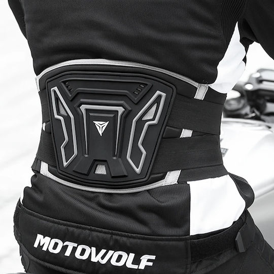 Motowolf Motorcycle Rider Protective Waist Belt Black Color
