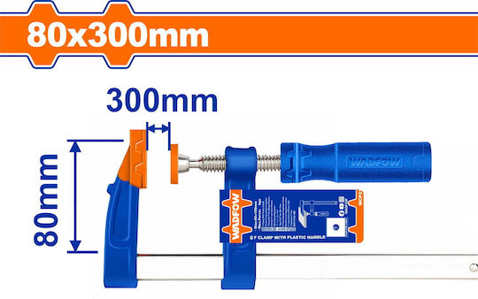 Wadfow WCP2181 Clamp Type "F" Maximum Opening 300mm