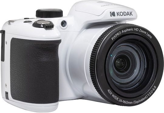 Kodak PIXPRO AZ405 Компактен Фотоапарат 20МР Оптично Увеличение 40x Бял