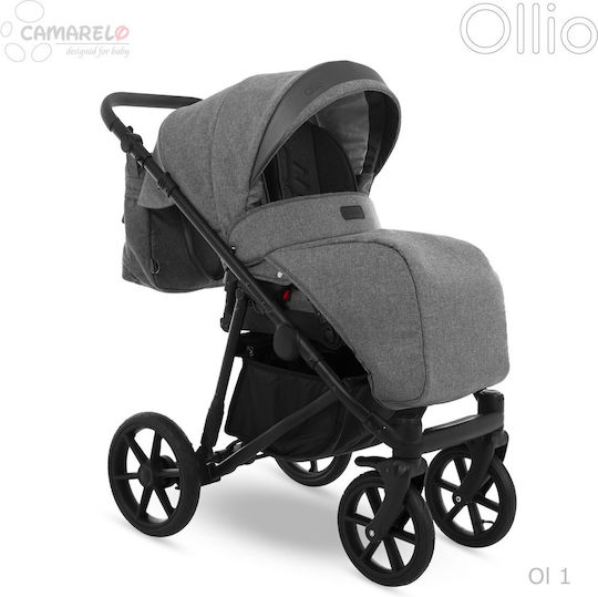 Camarelo Olio Reglabil 2 în 1 Cărucior pentru copii Potrivit pentru Nou-născut Verde