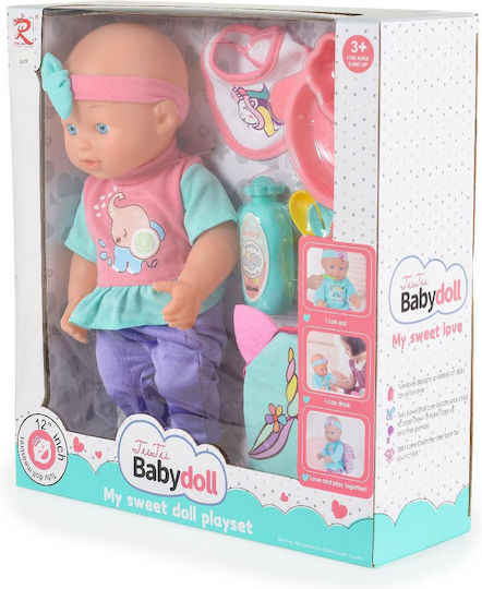 Moni Set papușă bebe 31 cm.