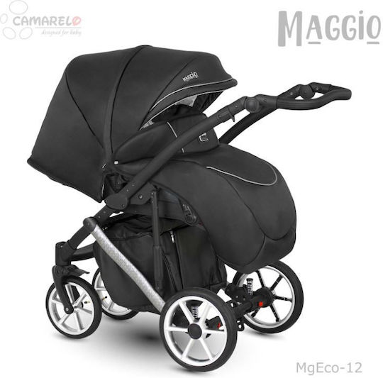 Camarelo Maggio Reglabil 2 în 1 Cărucior pentru copii Potrivit pentru Nou-născut Negru