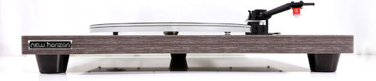 New Horizon 129 NH129 Πικάπ με Belt Drive Dark Wood