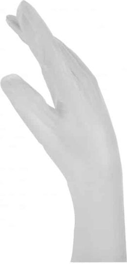 Bournas Medicals Vinyl Examination Gloves Powder Free White 100pcs