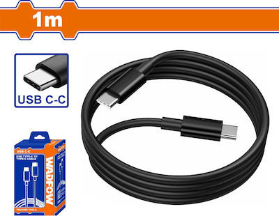 Wadfow USB 2.0 Cable USB-C male - USB-C 1m (WUB1502)