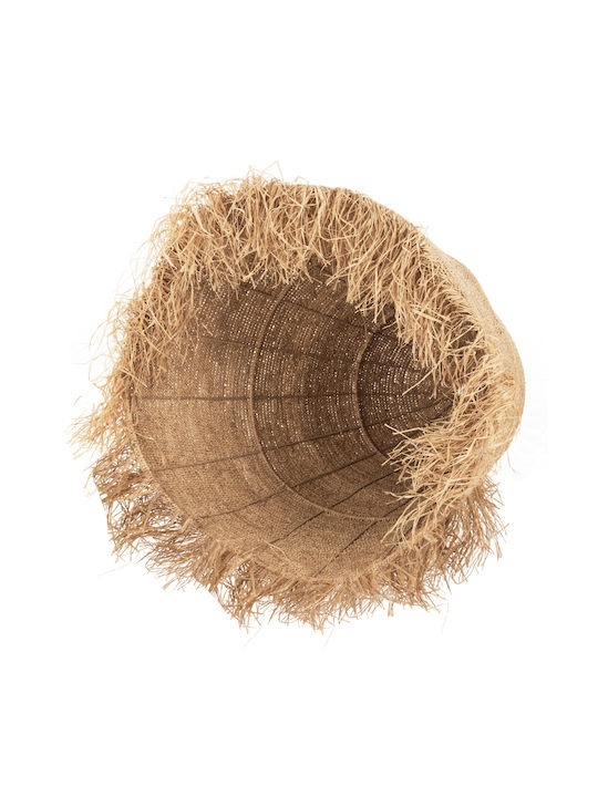 HomeMarkt Hanging Ceiling Light Brown Boho Bell with E27 Socket 100x100x100cm
