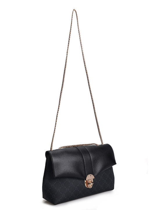 Damentasche Schultertasche Schwarz