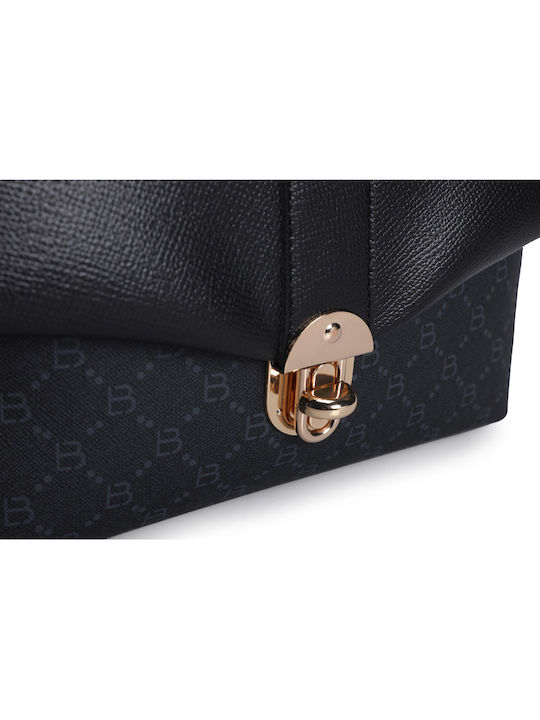 Damentasche Schultertasche Schwarz