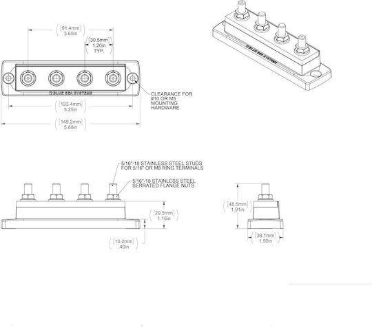 Blue Sea Systems TBS2127