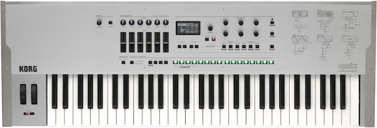 Korg Synthesizer Opsix SE Platinum with 61 Keys Silver