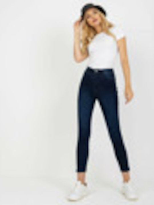 Stitch & Soul Women's Jean Trousers Push Up in Skinny Fit Navy Blue.