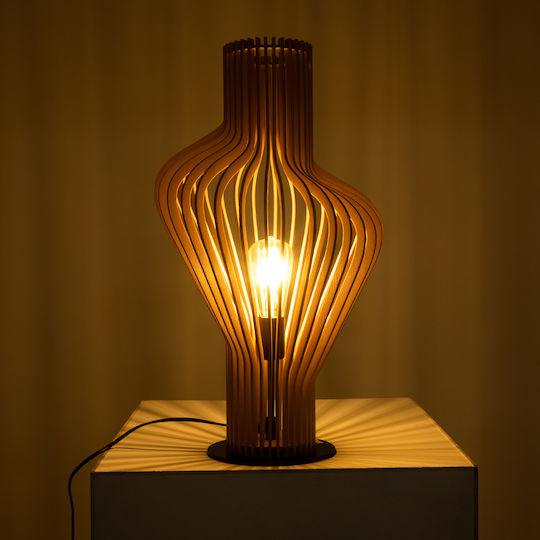 GloboStar Decorative Lamp with Socket for Bulb E27 Brown