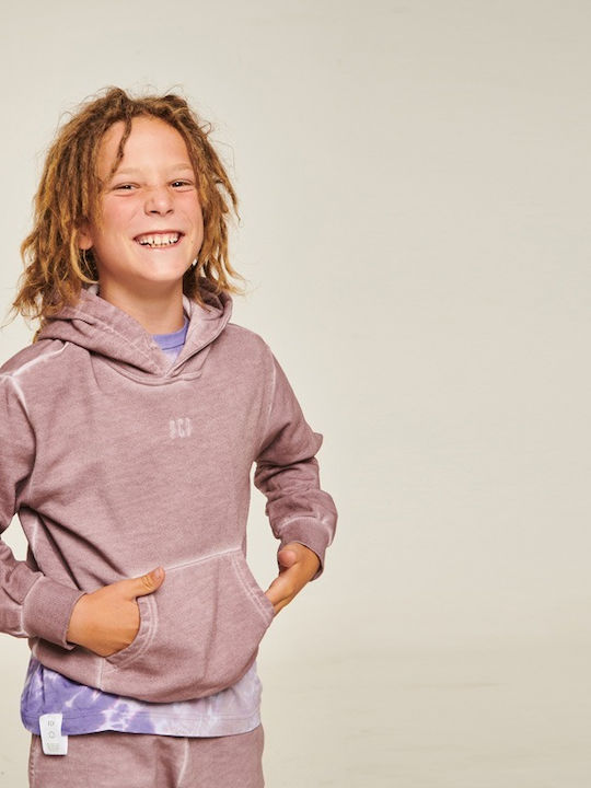 PCP Kids Sweatshirt with Hood and Pocket Pink