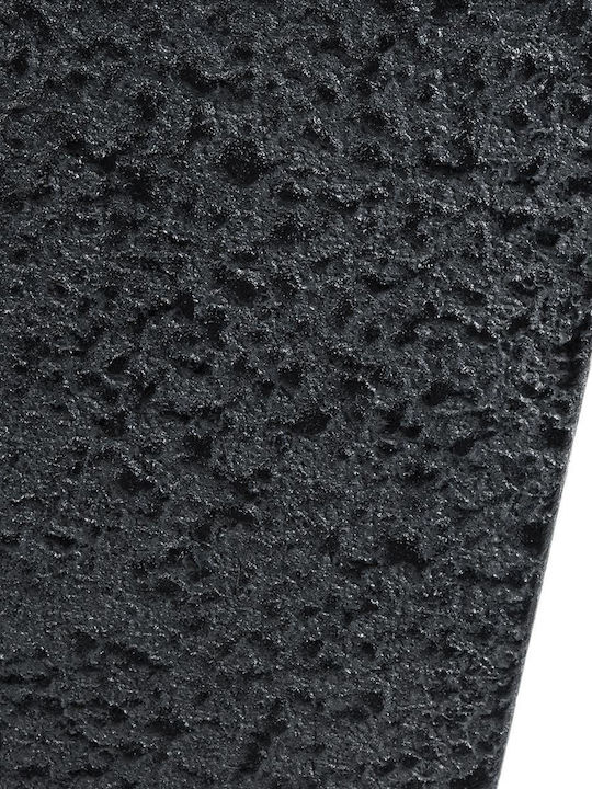 GloboStar Karraspio Übertopf Polyester Schwarz mit Gestell 34x34x30εκ.