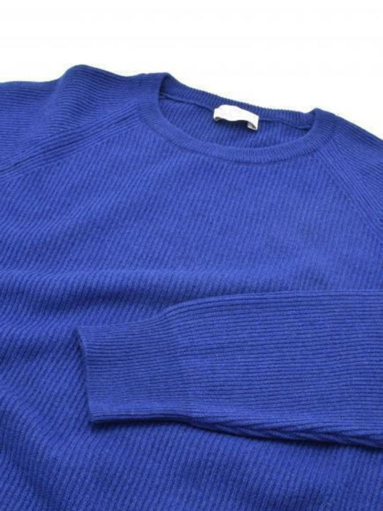 Filippo Riberti Herren Langarm-Pullover Blau