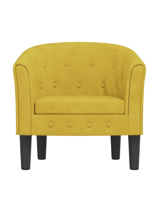 Armchair Yellow 70x56x68cm