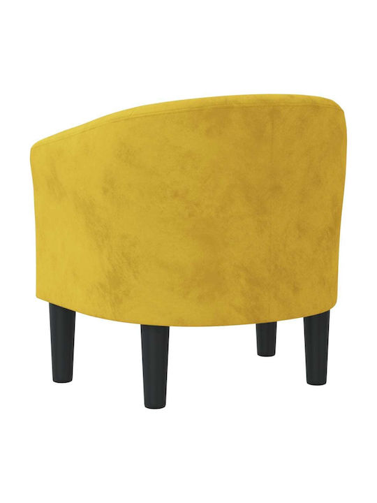 Armchair Yellow 70x56x68cm