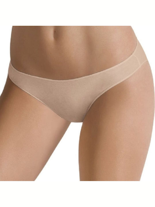 Βαμβακερά Women's Slip 3Pack Beige