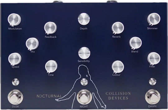 Collision Devices Nocturnal Pedală Efectul Întârziere / Reverberație / Tremolo Chitară electrică