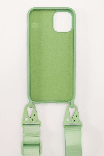 Luigi Strap Back Cover Σιλικόνης με Λουράκι Πράσινο (IPhone 11Pro - Apple)