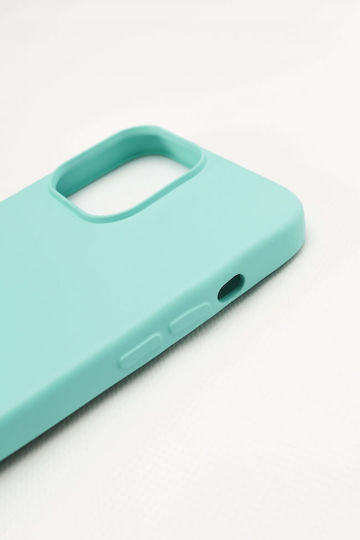Luigi Strap Back Cover Silicon cu Curea Turcoaz (IPhone13Pro (Apple))