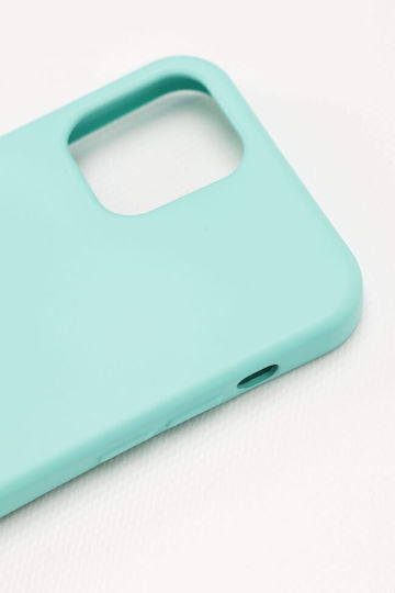 Luigi Strap Back Cover Silicone with Strap Turquoise (IPHONE 12, IPHONE 12PRO)