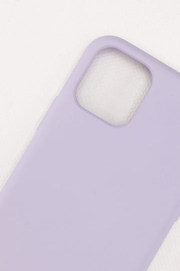 Luigi Strap Back Cover Σιλικόνης με Λουράκι Λιλά (IPhone 11Pro, Apple.)