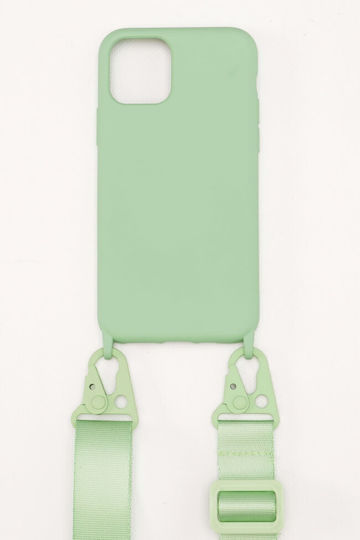 Luigi Strap Back Cover Σιλικόνης με Λουράκι Πράσινο (IPhone 11Pro - Apple)