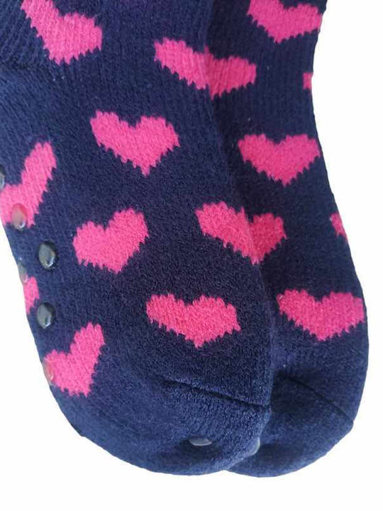 Fengi Șosete Papuci pentru Copii Blue / Fuchsia