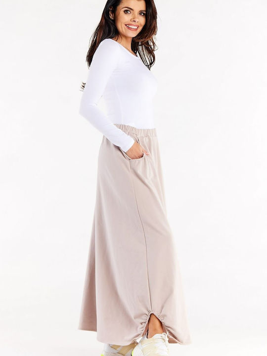 Infinite You Maxi Φούστα Μπεζ (Beige)