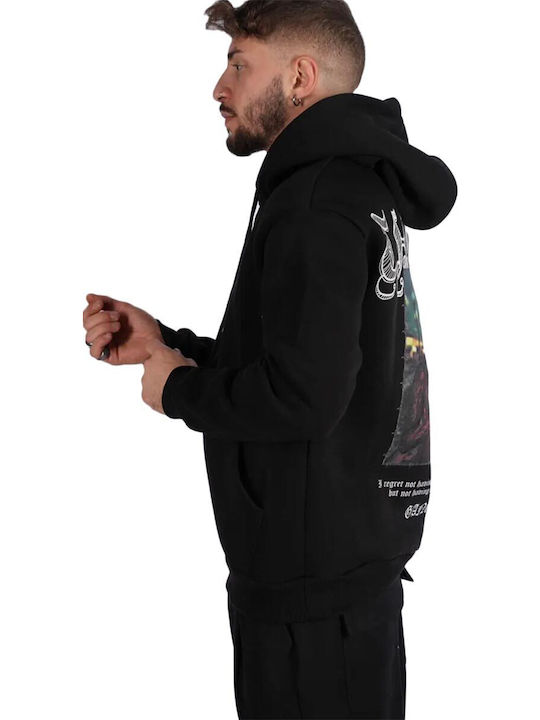 Sweatshirts Für Herren Mit Kapuze Schwarz