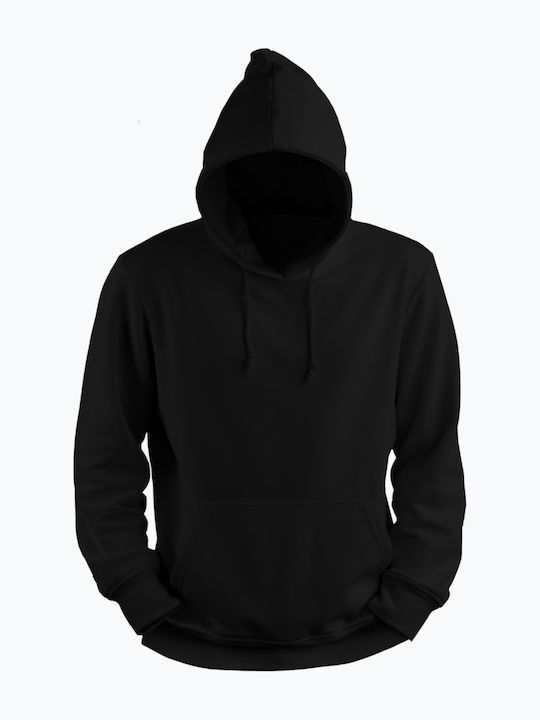 P-Line Men's Sweatshirt with Pockets Black