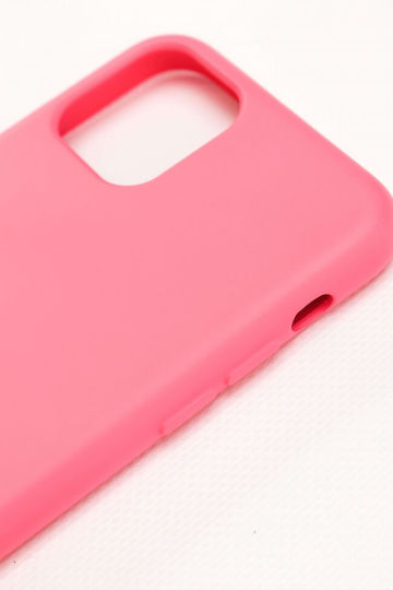 Luigi Back Cover Σιλικόνης με Λουράκι Φούξια (IPhone 11ProMax - Apple)