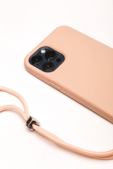 Luigi Back Cover Silicone Pink (IPhone 12ProMax - Apple)