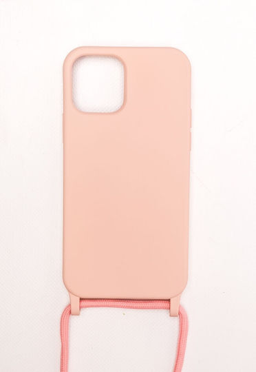 Luigi Back Cover Silicone Pink (IPhone 12ProMax - Apple)