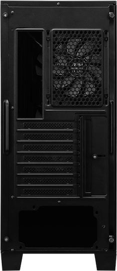 MSI MAG Forge 120A Airflow Gaming Midi Tower Κουτί Υπολογιστή με Πλαϊνό Παράθυρο και RGB Φωτισμό Μαύρο