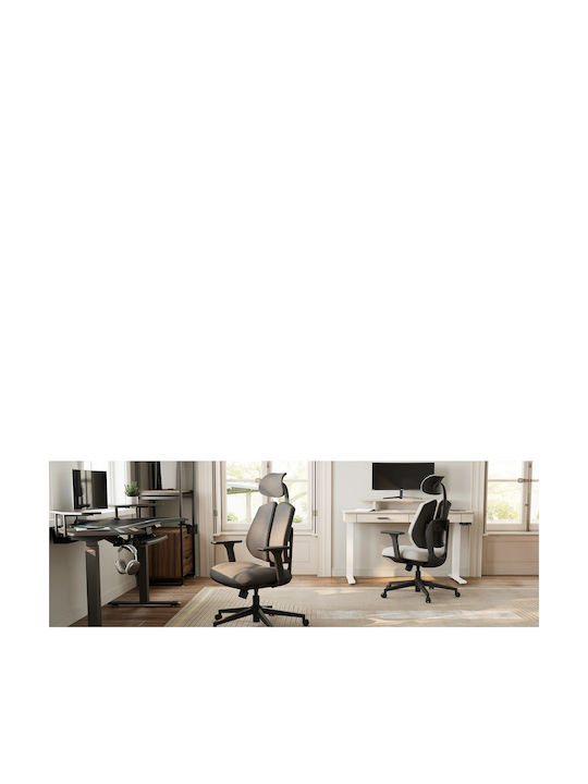 Eureka Ergonomic Office Chair With White Arms