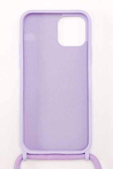 Luigi Задна корица Силикон с Каишка Лилав (IPHONE 11PROMAX)