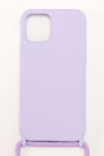 Luigi Задна корица Силикон с Каишка Лилав (IPHONE 11PROMAX)