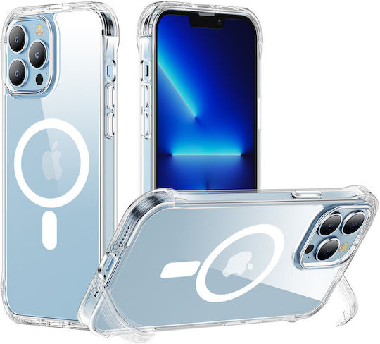 Joyroom Magnetic Defender MagSafe Back Cover Σιλικόνης Διάφανο (iPhone 14 Pro Max)