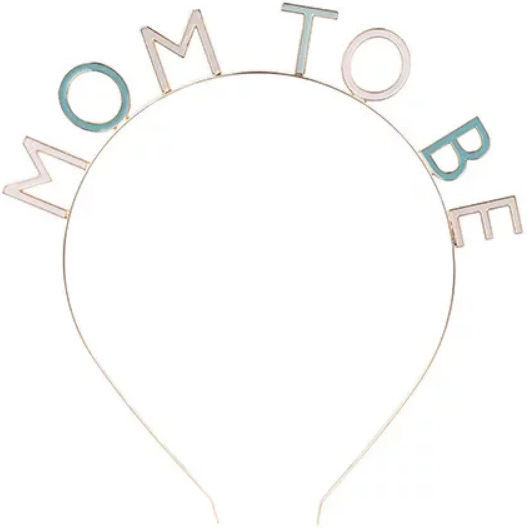 PartyDeco Στέκα Party με Θέμα "Mom to Be" από Μέταλλο OP24