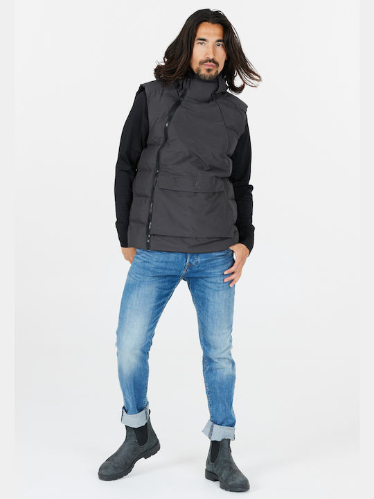 Whistler Ärmellos Herren Jacke Puffer Wasserdicht und winddicht Gray