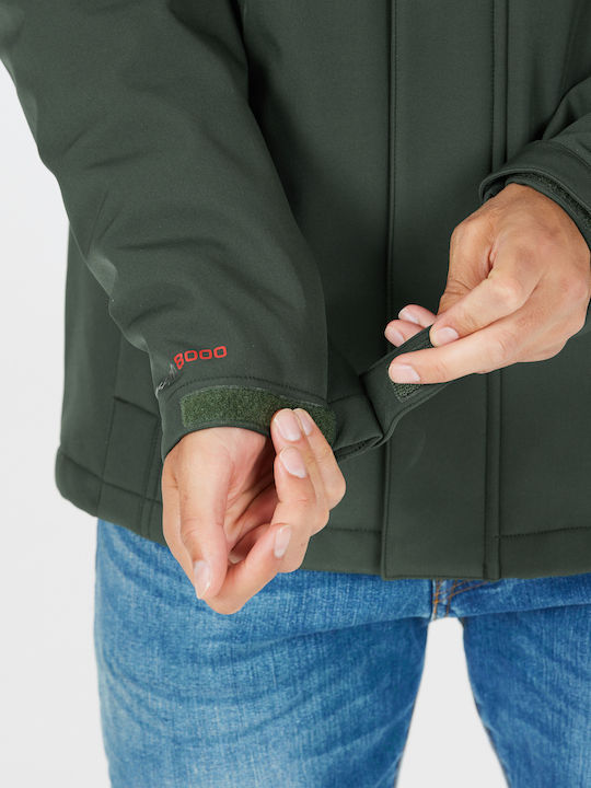 Winter Jacket Softshell Waterproof and Windproof ''Deep Forest''