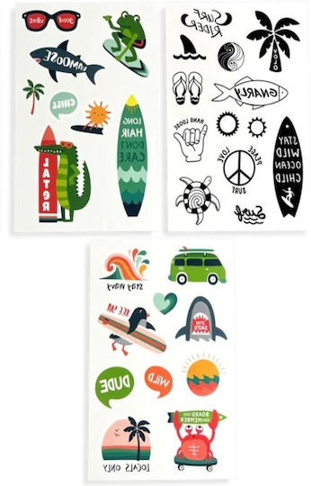 Ooly Beach Days Kinder Tattoos