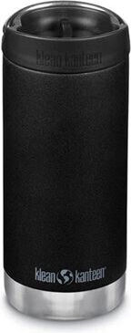 Klean Kanteen Tkwide Μπουκάλι Θερμός Ανοξείδωτο BPA Free 355ml Μαύρο