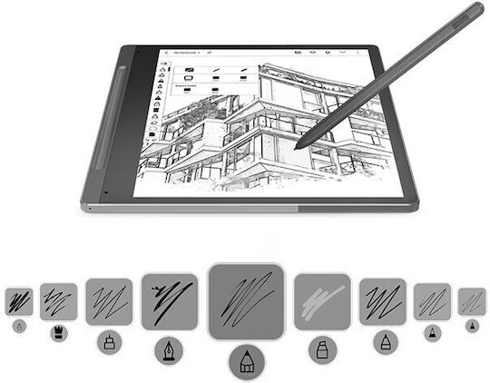 Smart Paper 10.3Инчове Таблет (4GB/64GB/Писалка Smart Paper Pen и калъф Smart Paper Folio) Буреносно сиво