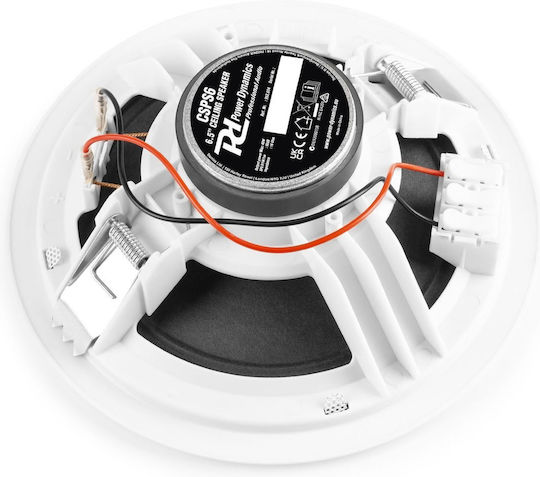 Power Dynamics Csps6 Ηχείο Οροφής 40W (Τεμάχιο) Λευκό