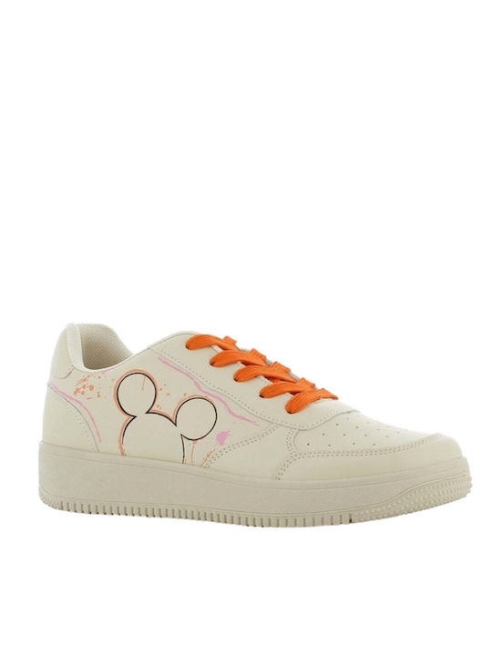 Mickey Mouse Clubhouse Παιδικά Sneakers Sneaker Μπεζ