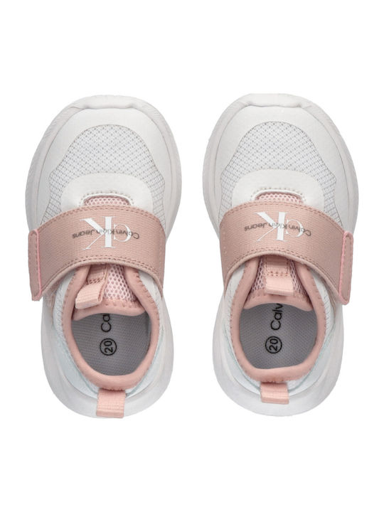 Παιδικά Sneakers με Σκρατς Λευκά