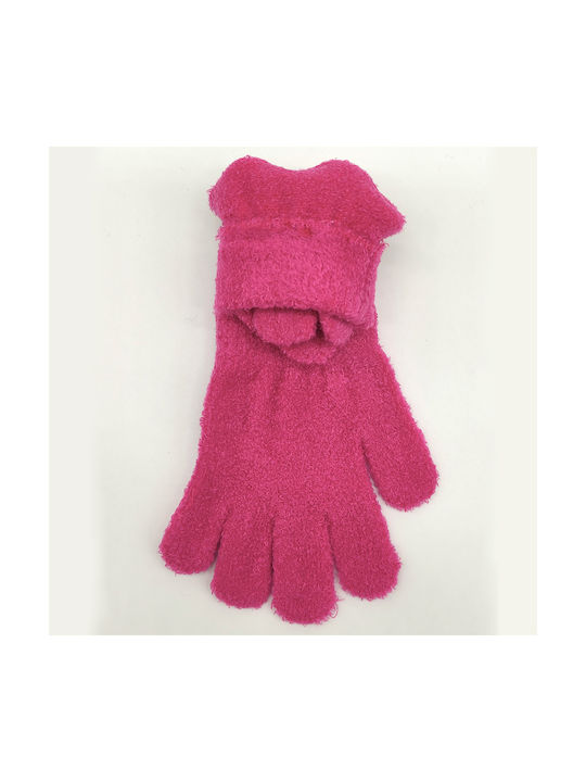 Kinderhandschuhe Handschuhe Fuchsie 1Stück